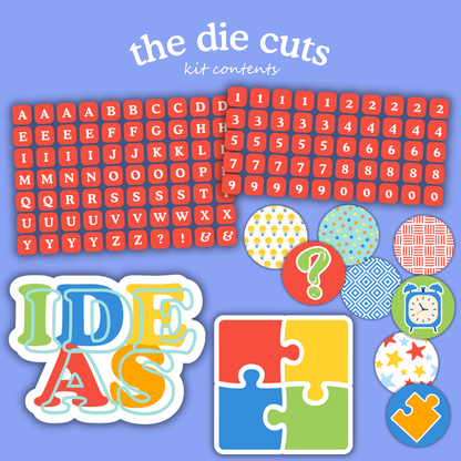 Bright Ideas Digital Paper Craft Kit – Papers, Die Cuts & Cards (Digital Download)