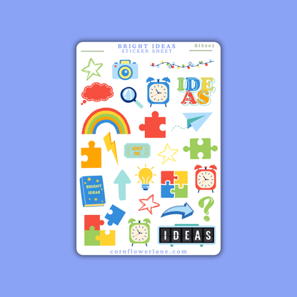 Bright Ideas Sticker Sheet