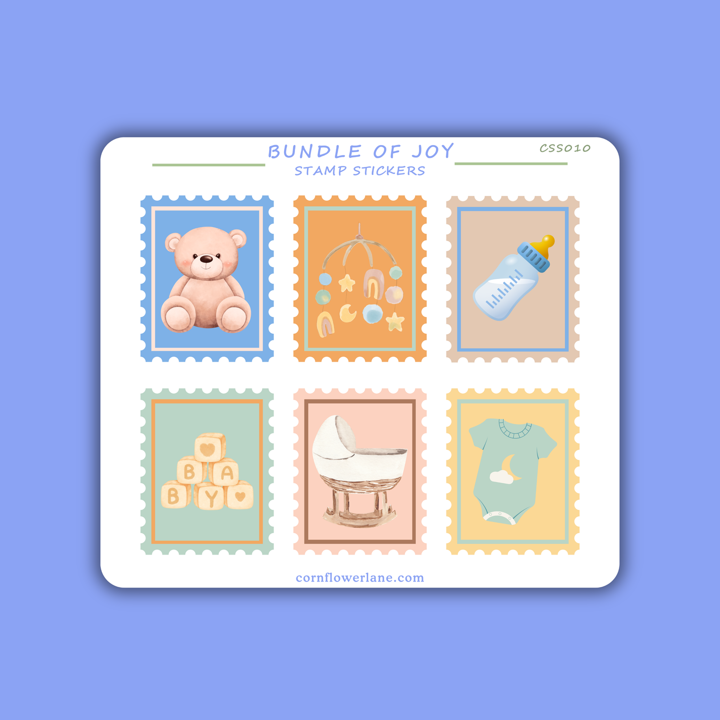 Stamp Stickers - Celebration Collection