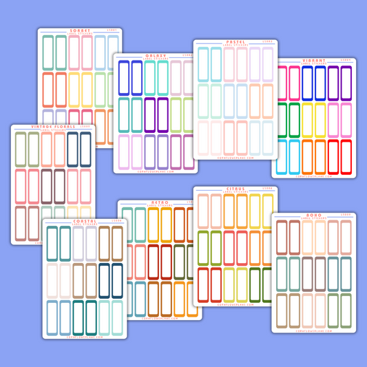 Colour Palette Label Stickers