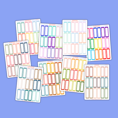 Colour Palette Label Stickers