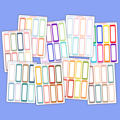 Colour Palette Large Label Stickers