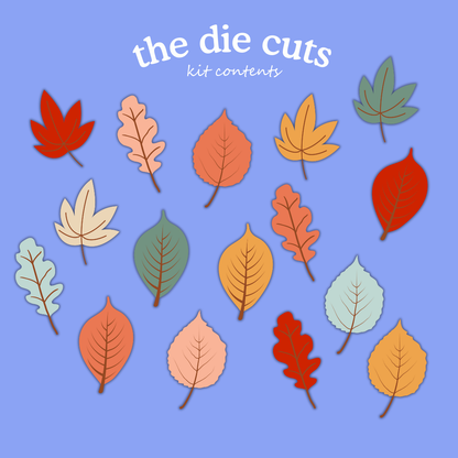 Cosy Autumn Printable Craft Kit – Die Cuts, Papers & Journal Cards (Instant Download)