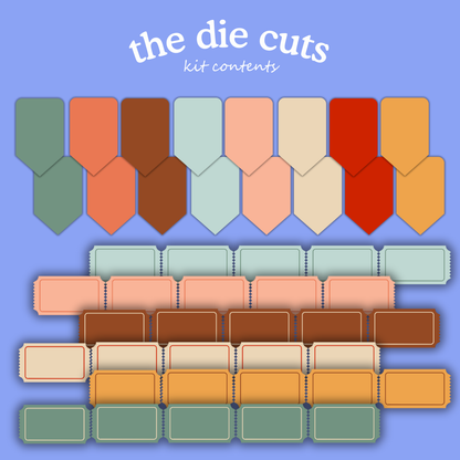 Cosy Autumn Printable Craft Kit – Die Cuts, Papers & Journal Cards (Instant Download)