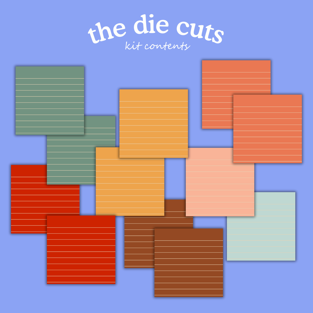 Cosy Autumn Printable Craft Kit – Die Cuts, Papers & Journal Cards (Instant Download)