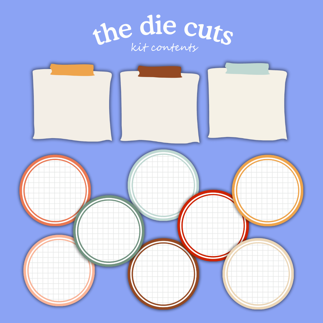 Cosy Autumn Printable Craft Kit – Die Cuts, Papers & Journal Cards (Instant Download)