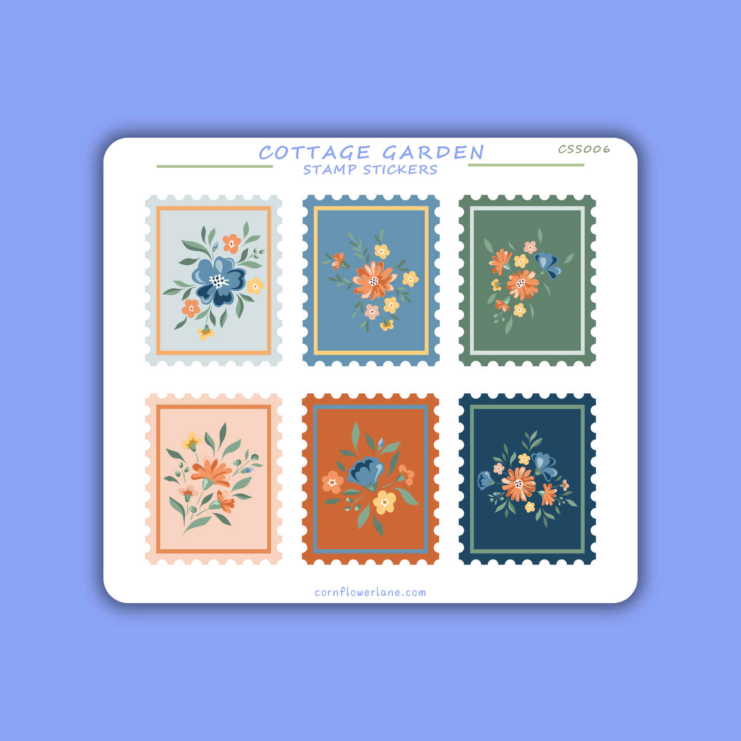 Stamp Stickers - Cottagecore Collection