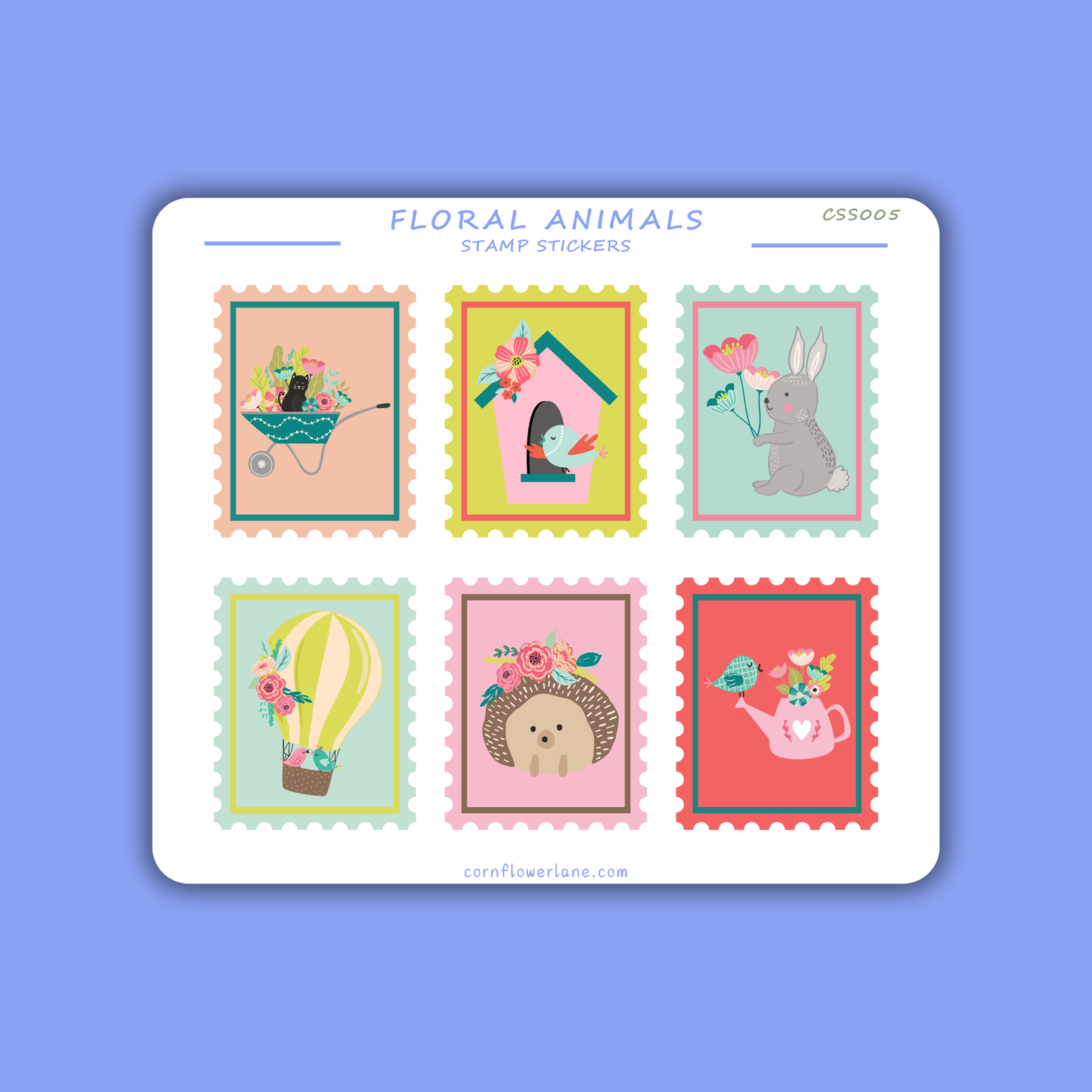 Stamp Stickers - Cottagecore Collection