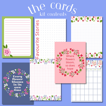 Floral Blooms Journaling Kit