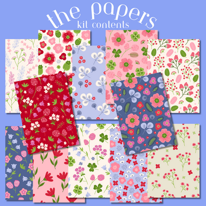 Floral Blooms Journaling Kit