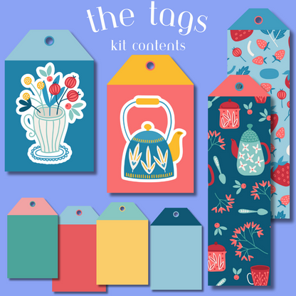 Floral Tea Time Journaling Kit