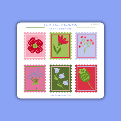 Stamp Stickers - Floral Collection