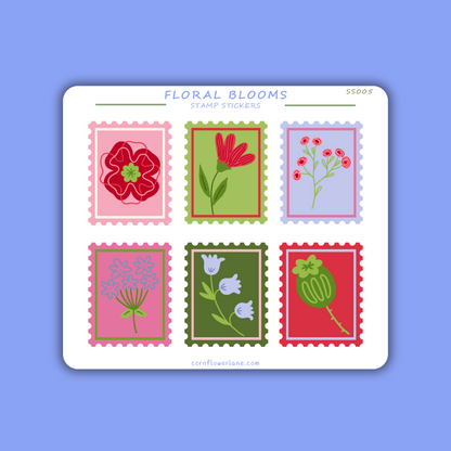 Stamp Stickers - Floral Collection