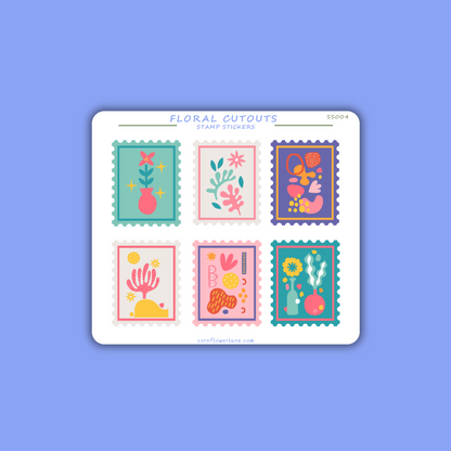 Stamp Stickers - Floral Collection