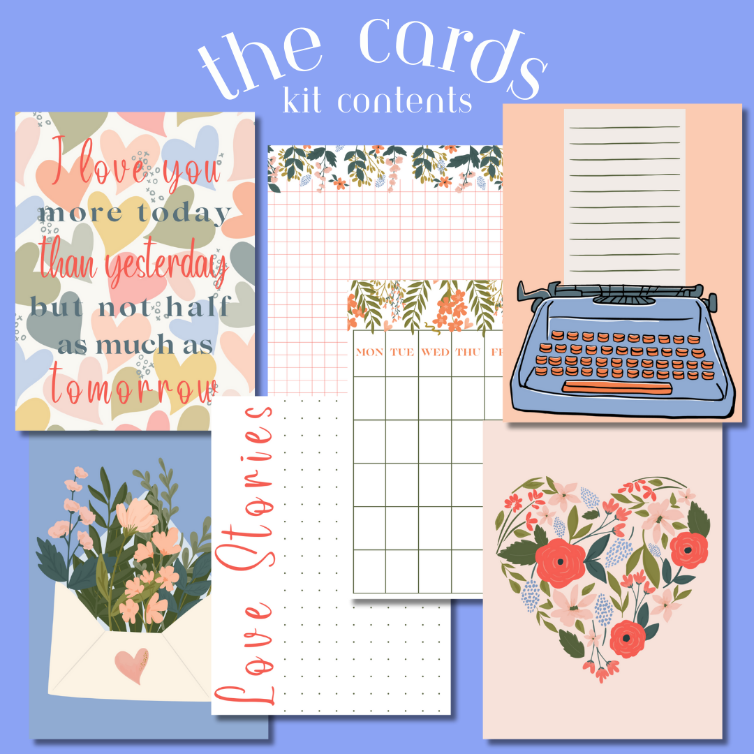 Floral Love Letters Memory Keeping Kit