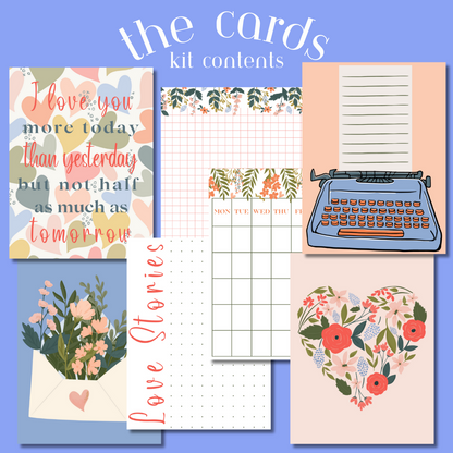 Floral Love Letters Journaling Kit