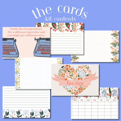 Floral Love Letters Journaling Kit