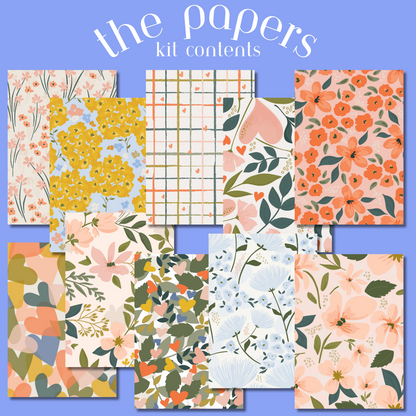 Floral Love Letters Journaling Kit