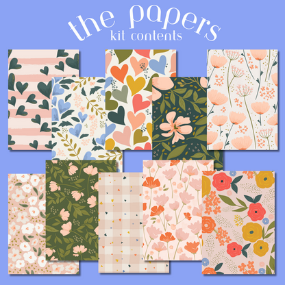 Floral Love Letters Journaling Kit