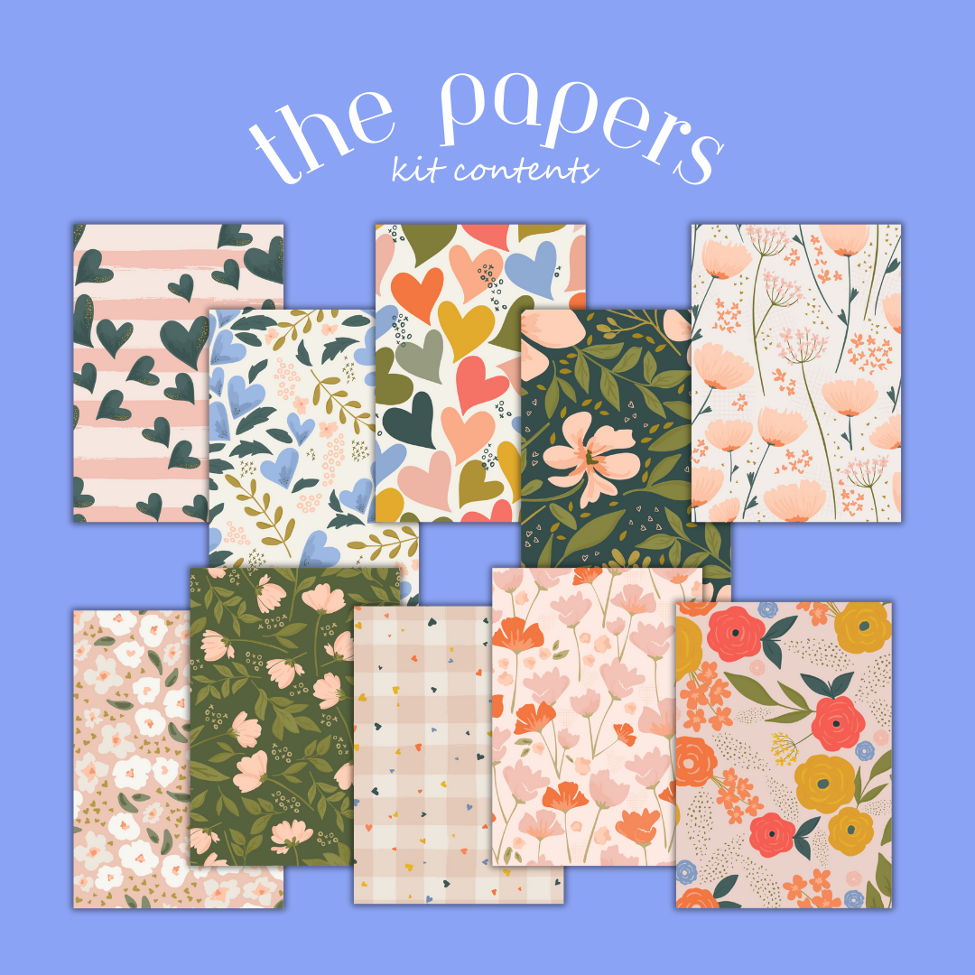 Floral Love Letters Journaling Kit