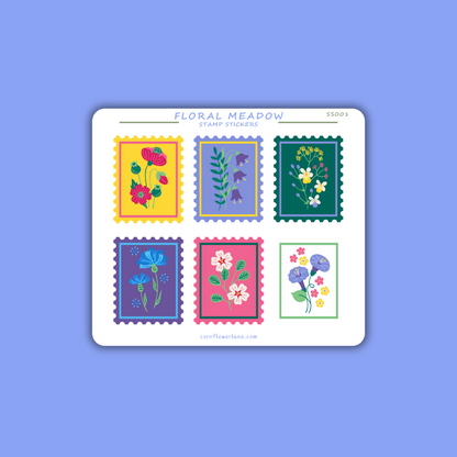Stamp Stickers - Floral Collection