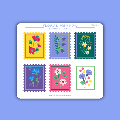 Stamp Stickers - Floral Collection