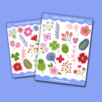 Floral Blooms Sticker Set