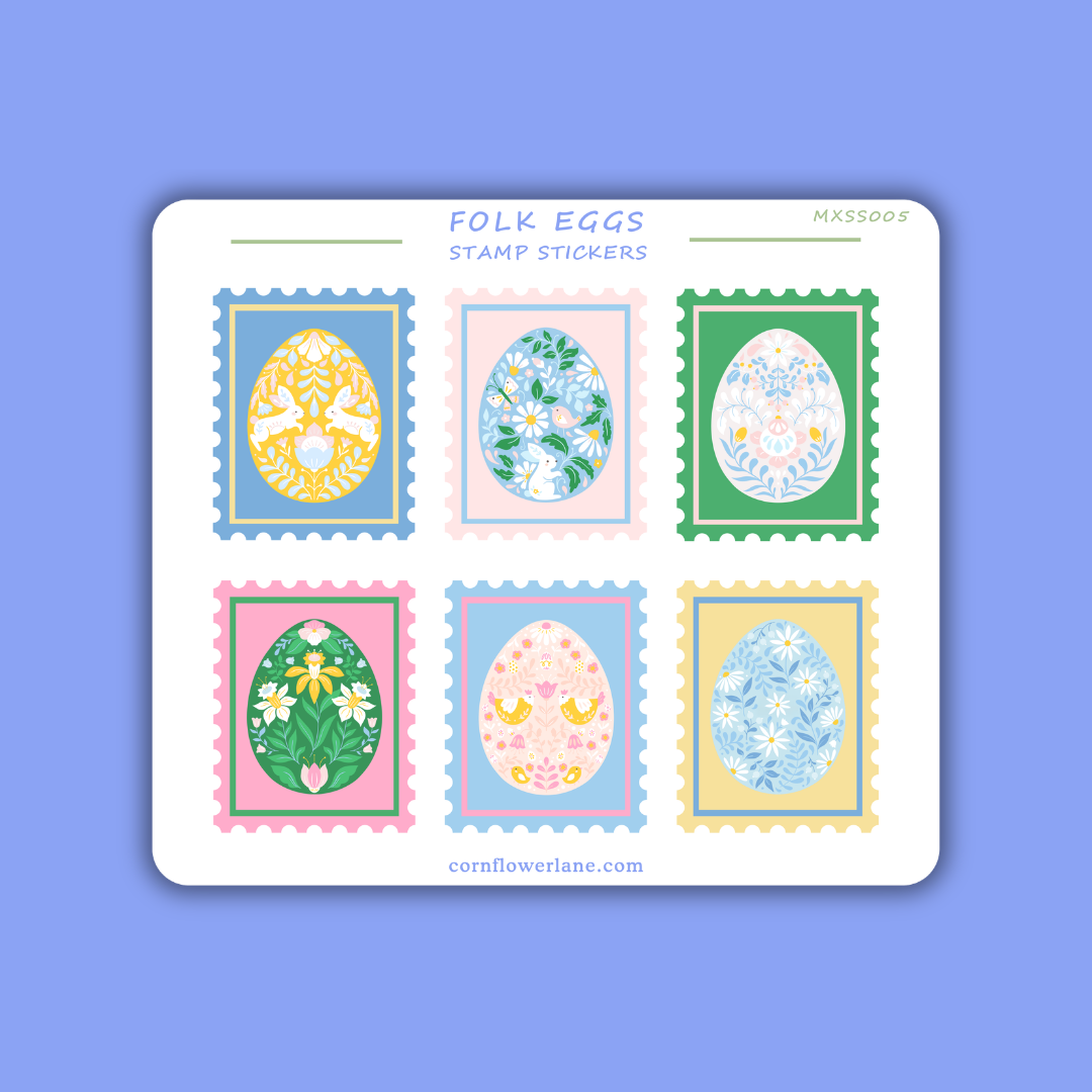 Stamp Stickers - Mixed Collection