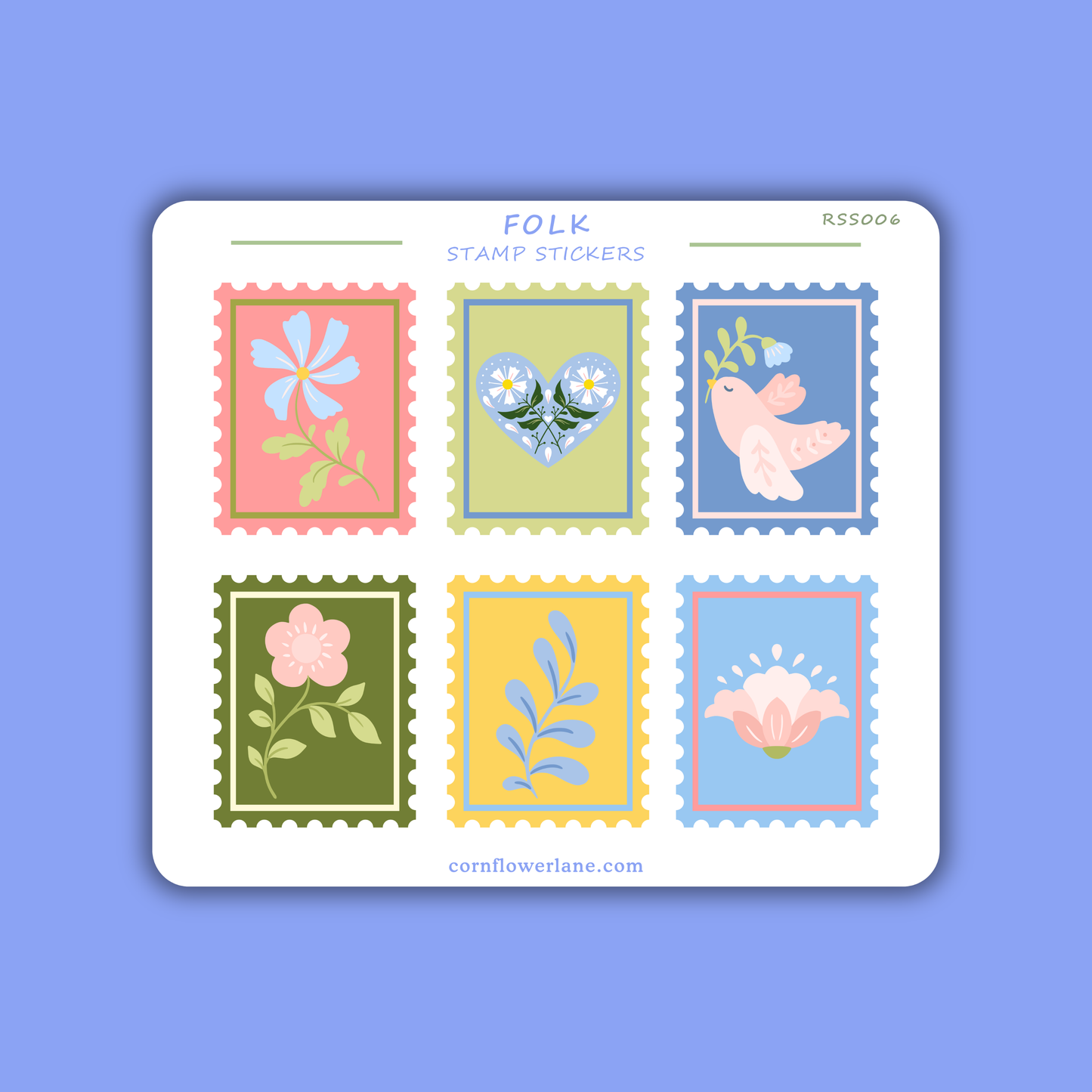 Stamp Stickers - Romance Collection