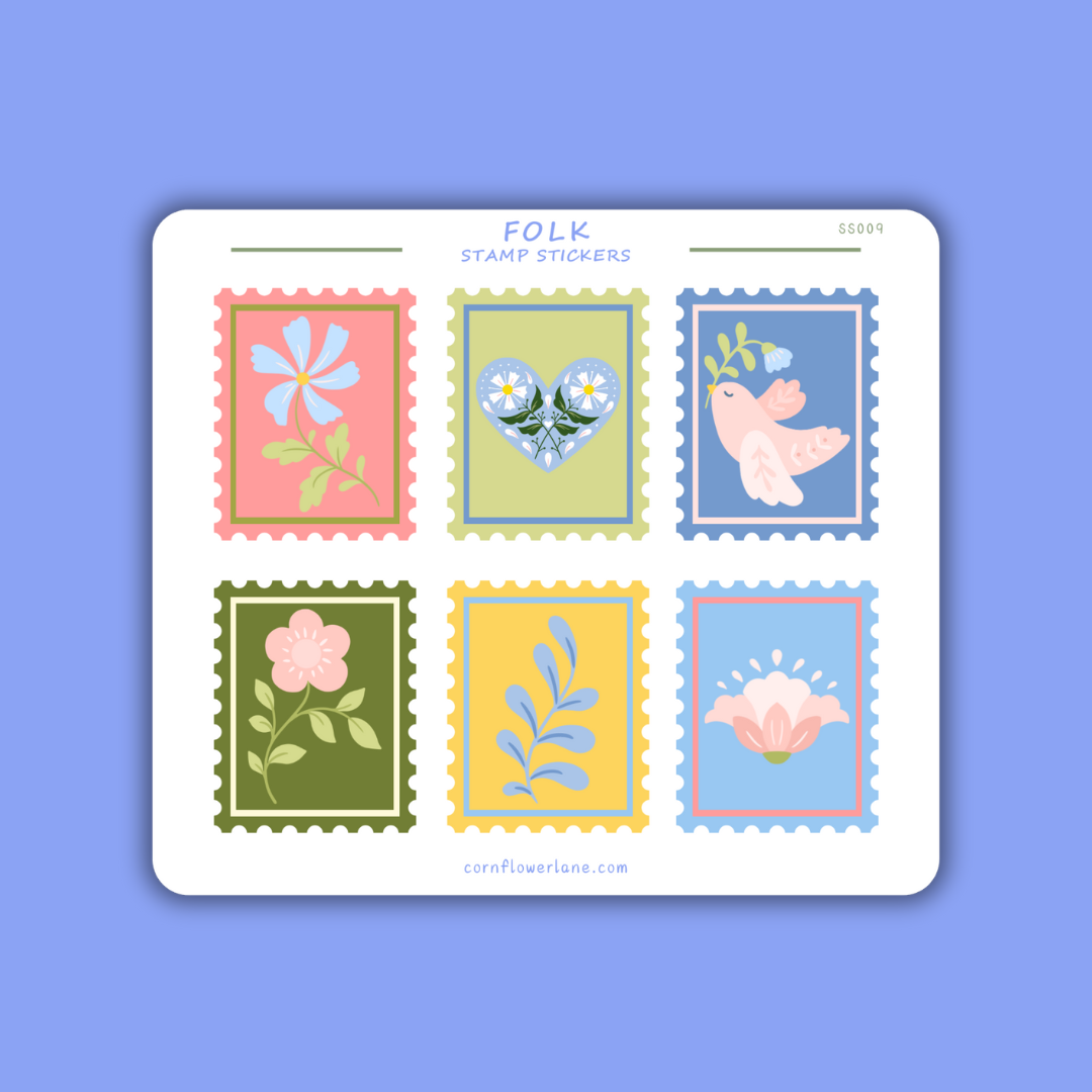 Stamp Stickers - 2nd Collection