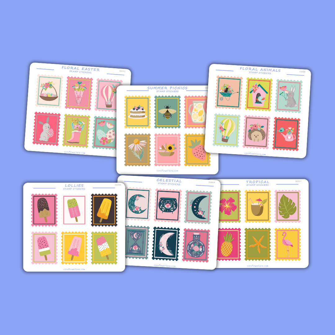 Stamp Stickers - 11th Collection