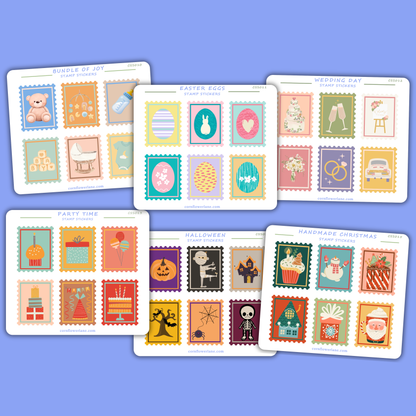 Stamp Stickers - Celebration Collection
