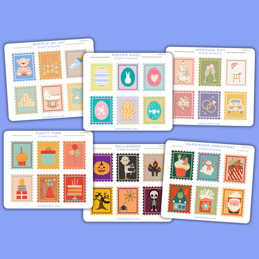 Stamp Stickers - Celebration Collection