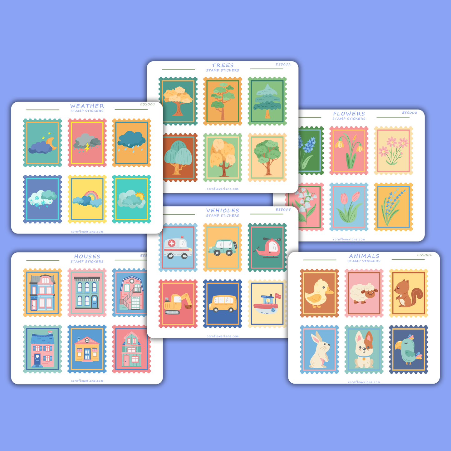 Stamp Stickers - Everyday Collection