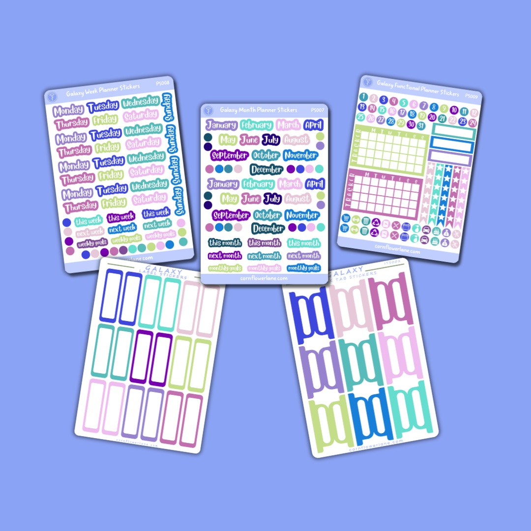 Galaxy Planner Stickers Bundle