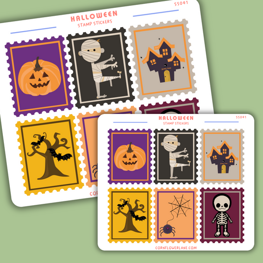 Halloween Stamp Stickers