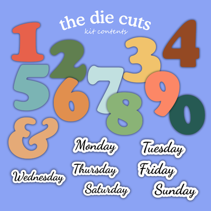 Handmade Christmas Digital Craft Kit – Papers, Die Cuts & Cards (Digital Download)