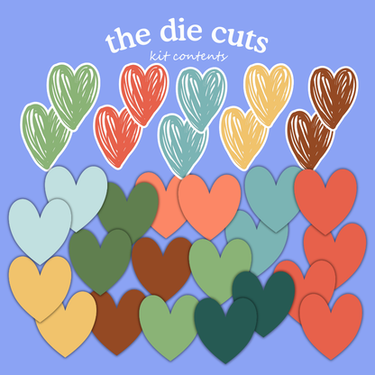 Handmade Christmas Digital Craft Kit – Papers, Die Cuts & Cards (Digital Download)