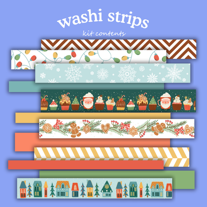 Handmade Christmas Digital Craft Kit – Papers, Die Cuts & Cards (Digital Download)