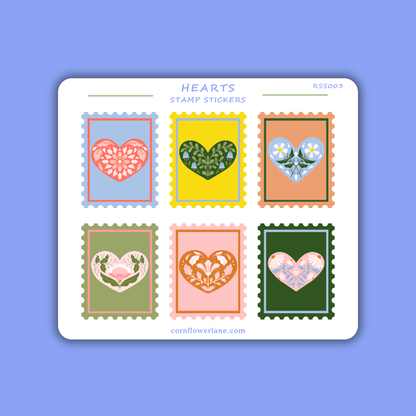 Stamp Stickers - Romance Collection