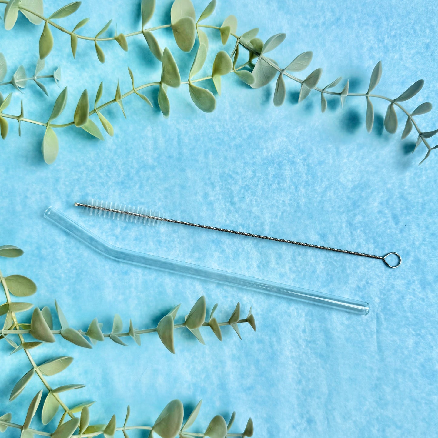 Coloured Glass Straws - Singles