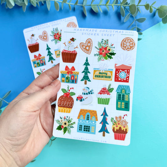 Handmade Christmas Stickers