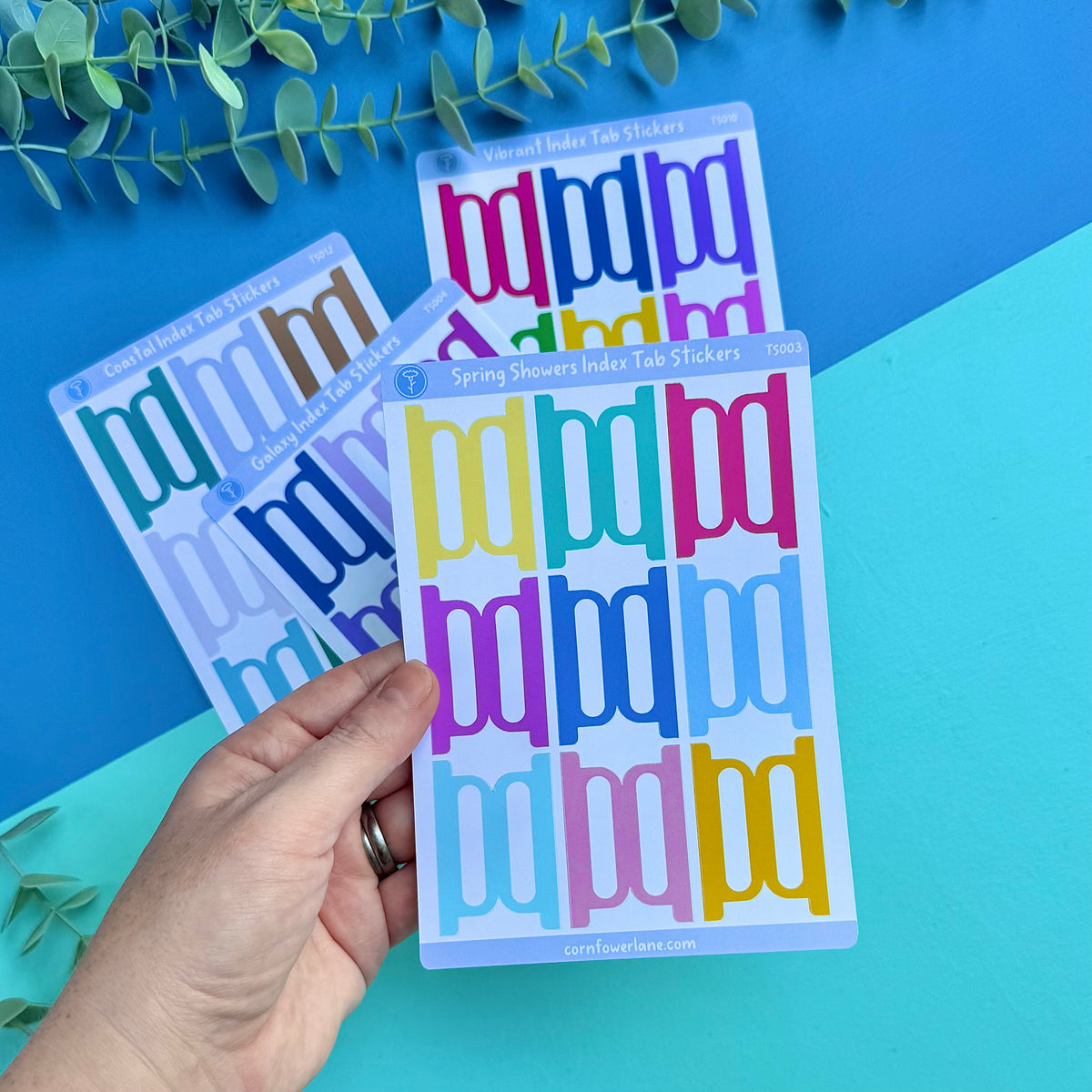 Seasonal Index Tabs Sticker Sheet