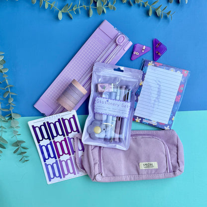Purple Birthday Advent Calendar – 7 Days of Stationery Joy