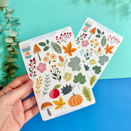 Autumn Wishes Seasonal Stickers