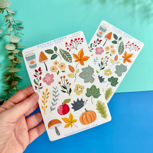 Autumn Wishes Seasonal Stickers