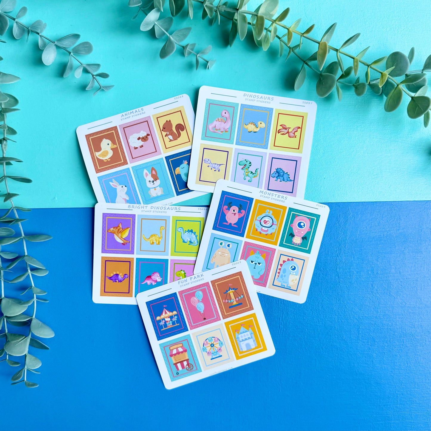 Stamp Stickers - Imagination Collection