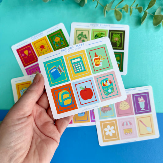 Stamp Stickers - Nature & Nostalgia Collection