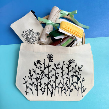 Punch Needle Picture Kit – Sunflower & Ladybird Design
