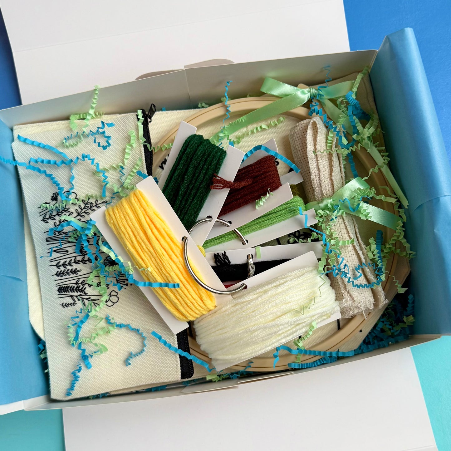 Punch Needle Picture Kit – Sunflower & Ladybird Design